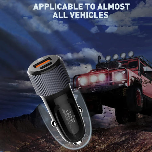 USB C Car Charger, 36W Dual Power PD3.0+QC3.0 Fast Charging Type C Cigarette Lighter Adapter, for iPhone 15/14 Pro/13/12, Samsung Galaxy S23/S22/S...