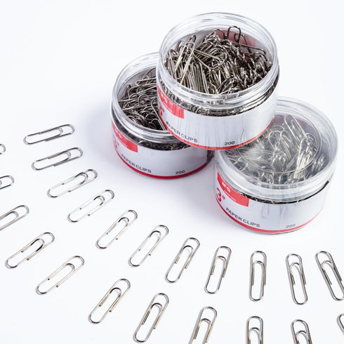 M&G Paper Clips 600pcs Medium Metal Paper Clips for File Paper Document Organizer, Anti-Rust Paperclips Ideal for Home Chool Office Use (3 Boxes)...