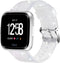 Maxjoy Compatible with Fitbit Versa 2 Bands, Versa Silicone Band Women Waterproof Sweat Resistant Replacement Strap with Metal Buckle Compatible w...