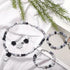 1018pcs Beads for Jewelry Making 8mm Glass Beads Black White Color Round Loose Spacer Beads for DIY Craft Bracelet Necklace Earring...