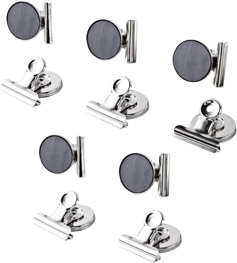 Strong Office Black Magnetic Clips Heavy Duty Refrigerator Magnet Hook Clips for Photo Displays, Whiteboards, Locker, Fridge, Classroom, School, O...