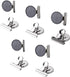 Strong Office Black Magnetic Clips Heavy Duty Refrigerator Magnet Hook Clips for Photo Displays, Whiteboards, Locker, Fridge, Classroom, School, O...