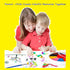 36 Colors Funny Finger Painting Kit and Book, Magic Paint Set for Kids, Non Toxic & Washable Paint Set , 9" Large Ink Pad, Watercolor Painting Boo...