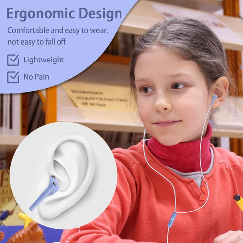 Kids Earbuds for Back to School with Cute Earphones Storage Case, Unicorn Earbuds for Kids in-Ear Headphone of Electronics Wired 3.5 mm with Mic, ...