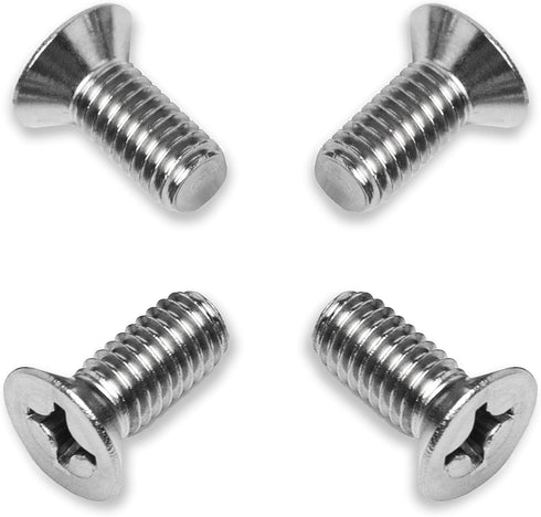 Stainless Steel Brake Disc Rotor Screws Compatible/Replacement For Acura & Honda 936-000-601-40-H (Pack of 4)...