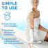 100% Waterproof Cast Covers for Shower Arm - Tight Seal - 3pk Adult Reusable Cast Protectors - Half Arm Bag Sleeves...