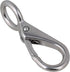 BQLZR Metal Keychains Keyring Key Chain Ring Holder Organizer Stainless Snap Hook for Home,Total Length 55mm (2.17inch) Suitable for Keychains, Ca...
