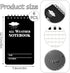 Prudiut 6 Pcs Waterproof Notepad Notebook 3 × 5" Write in the Rain Pocket Notebook Tactical Notepad Police Notepad Small Spiral Notebook for Outdo...