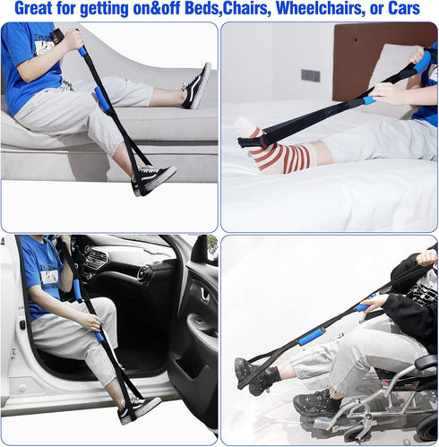 42 Inch Leg Lifter,Leg Lifter After Hip Replacement with Large Foot Loop,Mobility Aid for Disables and Elderly,Leg Lifter Strap for Knee Replaceme...