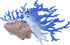 Semetall Artificial Coral Ornament Resin Aquarium Plants Coral Fish Tank Decorations Blue White Coral Decor...