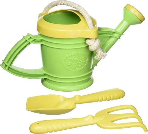 Green Toys Watering Can, Green 4C - Pretend Play, Motor Skills, Kids Outdoor Role Play Toy. No BPA, phthalates, PVC. Dishwasher Safe, Recycled Pla...