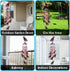 Garden Dog Wind Chimes Outdoor Indoor Decor - with 4 Tubes 6 Bells 7 Dogs Wind Chime, Mobile Romantic Dog Wind Catcher, Dogs Windchimes for Home, ...