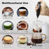Rechargeable Milk Frother Handheld, Electric Drink Mixer with USB-C and Stainless Steel Whisk, Foam Maker for Lattes, Matcha, Cappuccino, Frappes,...