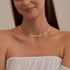 CHESKY 14K Gold Plated Snake Chain Necklace Gold Herringbone Necklace for Women Minimalist Necklace Chain 3MM(W) 14"(L)...