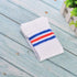 2Pairs/4Pcs Red & Blue Stripes Men Soccer Thigh Stocks High Stockings Velvet Sport Striped Long Socks (Red & Blue)...