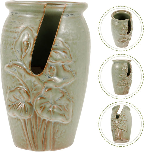 BESPORTBLE Strawberry Jar Planter Terracotta Indoor Planter Pots Opening Flowerpot Succulent Flower Basket Pottery Gardening Grow Pot...