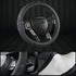 GIANT PANDA Car Steering Wheel Cover for Ford - F150 F250 F350 Expedition, (15.5-16 inches - Black+Gray Line)...
