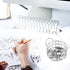 Silver Paper Clip Holder, Mesh Desk Accessories, Desk top Paperclips Metal Dispenser Organizer Desk Drawer Organizer, Small Office Supplies for Sc...