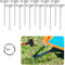 12Pcs Circle Top Landscape Staples 8 inch Garden Stakes Ground Cover Fabric Stakes for Fixing Outside Patio Rugs Tarps Tents, Camper Must Haves...