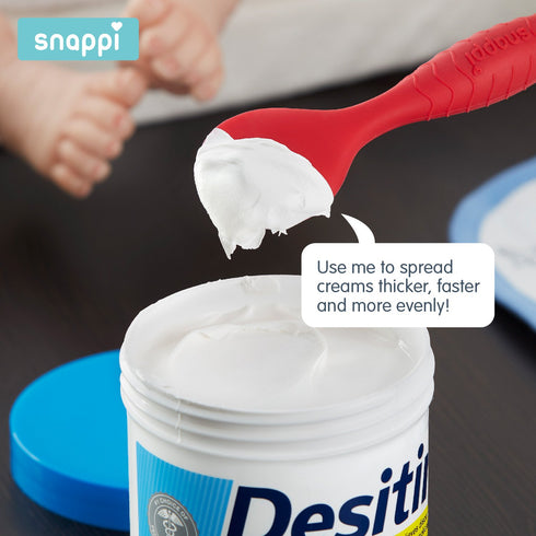 Snappi Baby Ergo Brush Diaper Cream Applicator for a, Cotton White, Size No Size...