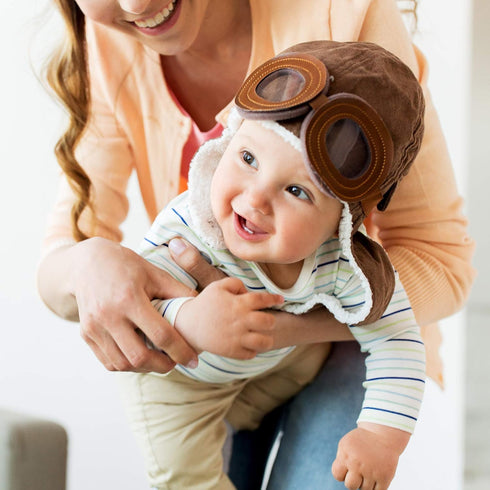 Baby Pilot Hat Warm Aviator Cap...