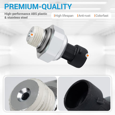 BlueStars 12677836 Engine Oil Pressure Sensor for 2003-2008 Chevy Chevrolet Silverado 1500 2500 3500, Cadillac, GMC - Replaces 926-040 12616646 12...