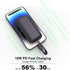 Small Power Bank Built-in Cord,10000mAh Ultra Compact Portable Charger 18W PD Fast Charging Battery Pack with LED Display Compatible with iPhone 1...