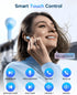 Wireless Earbuds Bluetooth 5.3 Headphones, 40Hrs Playback Stereo Ear Buds with LED Display Charging Case IPX7 Waterproof in-Ear Earphones with Mic...