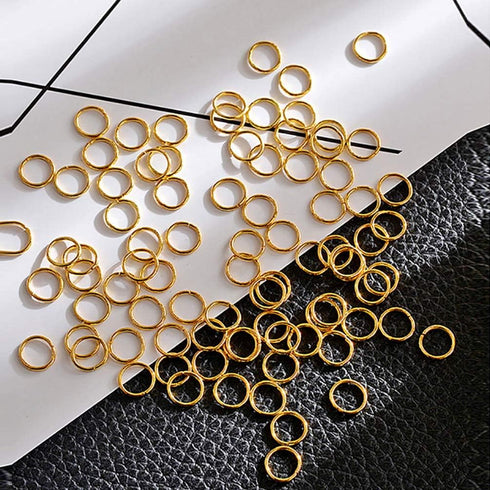 300 pcs Gold Lobster Claw Clasps with Open Jump Rings Set Jewelry Clasps Lobster Claw Clasps for Jewelry Making Findings and Bracelets Stocking St...