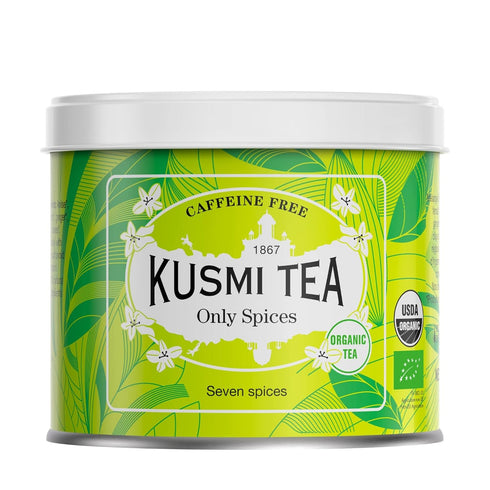 Kusmi Tea - Only Spices - Organic Herbal Tea with Cinnamon, Aniseed, Ginger, Licorice, Fennel & More Spices - Caffeine Free - Enjoy Hot or Iced - ...
