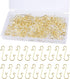 FEPITO 200 Pcs Christmas Ornament Hooks Gold Stainless Steel Christmas Ornament Hangers Perfect for Art Craft Christmas Tree Decorations...