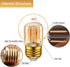 E26 LED Amber Night Light Bulbs 1W, T28 Mini Edison Tube Lamp 2200K Warm, 10W Incandescnet Equivalent,Non-Dimmable Replacement Decorative Bulb Ove...