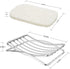 Soap Dish Stainless Steel Bar Soap Holder for Shower Bathroom, Self-draining Soap Dishes Sponge Holder for Kitchen Sink, Easy Cleaning Quick Dry(w...