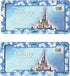 Lilo & Stitch Blue Hawaiian White Hibiscus Flowers Disney Auto Car Truck SUV Vehicle Universal-fit License Plate Frame - Plastic - Pair...