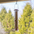 Cottage Garden 15 inch Copper Finish Weather Resistant 1 Lb. Outdoor Hanging Bird Seed Feeder...