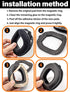 A50 Ear Pads Headband Compatible with Astro A50 a50 Gen 3 Gen 4 Gaming Headset I Replacement Ear Cushions (Not Suitable for Astro A50 Gen 1 Gen 2)...