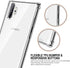 Salawat Galaxy Note 10+ Clear Gradient Case - Slim, Scratch-Resistant, Shockproof TPU Bumper, 6.8inch...