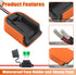 Power Wheel Adapter for Black+Decker 20V MAX Lithium Battery with Fuse&Switch?Secure Battery Adapter with 14 Gauge Wire,Good Power Convertor for D...