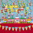 Swirl Hanging Decorations - 5" & 7" (Pack of 12) - Perfect for Themed Parties & Events, Super Mario Brothers...