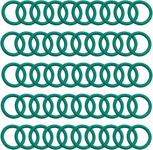 50PCS O-Ring Replacement, OEM#11105 Vehicle Oil Drain Plug Gasket, Wear Resistance Nitrile Rubber Automotive Petrol Pump Seal Accessories, Univers...