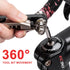 Bike Multitool - Bike Chain Tool/Torx/Hex/Screwdriver - Bicycle Multitool Kit Compact and Lightweight Repair Tools for Road and Mountain Bikes (Bl...