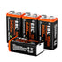 EBL Rechargeable 9V Batteries, 5400mWh USB 9V Lithium Rechargeable Battery (9V Batteries- 4 Pack)...