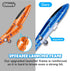 BAOHUA 2 Pack LED Airplane Launcher Toys, 17.5" Large Throwing Foam Plane, 2 Flight Mode Catapult Plane for Kids, Outdoor Sport Flying Toys for 3 ...