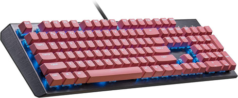 Cooler Master PBT Doubleshot Backlit Keycap Upgrade Set Sakura Pink for Mechanical Keyboards, Compatible with Standard US 104 Layout Keyboards (KC...