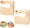 Sosation 2 Pieces Wooden Kids Knife for Cooking, Children's Safe Knives Wooden Kids Knife for Cooking and Cutting Veggies Fruits, Christmas Gift C...