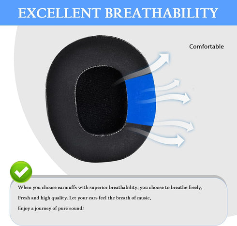 Adhiper Replacement Ear Pads for Skullcandy Crusher Wireless/Crusher ANC/Crusher Evo,Hesh ANC/Hesh Evo/Hesh 3,Venue ANC Headphone,Crusher Evo Cool...