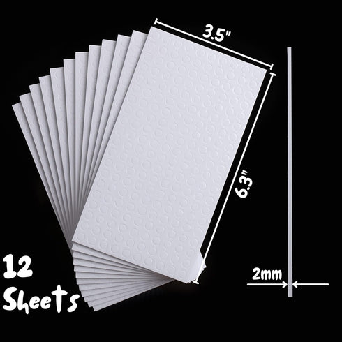 Mr. Pen- Foam Dots, 2400 pcs, 12 Sheets, 3D Pop Dots, Dual-Adhesive 3D Foam...