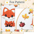 Louise Maelys Starter Embroidery Kits DIY Full Range Easy Needlepoint Cross Stitch Kits for Adults, Beginners with Stamped Animal Pattern,Fox......