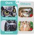 Bird Scarers for Garden, 2Pack Fake Owls to Keep Birds Away Bird Reflective Devices Double Sided Bird Reflectors to Keep Birds Away from Garden Pa...