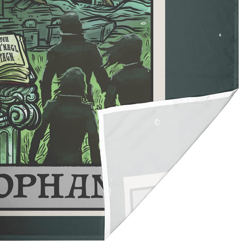 Cthulhu The Hierophant Tarot Card Tapestry Wall Hanging H.P. Lovecraft Horror Home Decor Halloween Wall Art (60" x 50")...